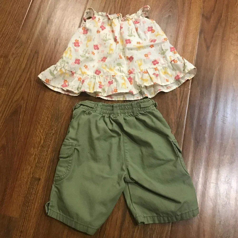 Gymboree Giraffe 2pc Outfit